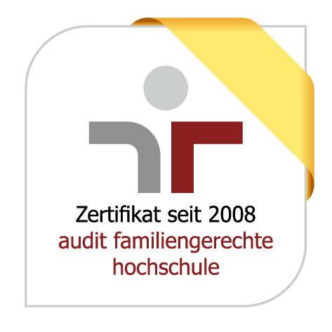Zertifikat seit 2008 - audit familiengerechte hochschule