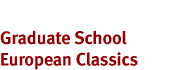 Homepage Graduate School European Classics