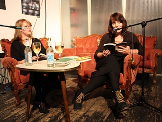 Kristin Dombek and Marie Schmidt discussing