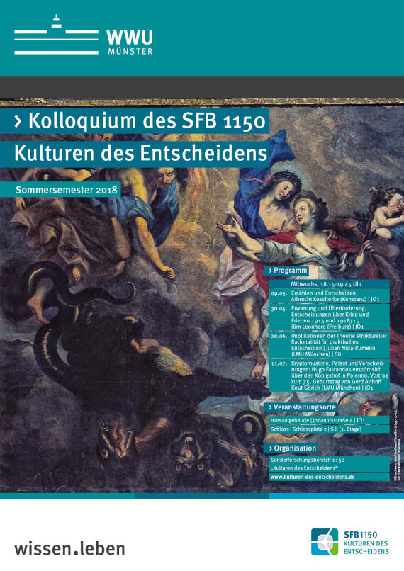 Plakat Kolloquium Sommersemester 2018