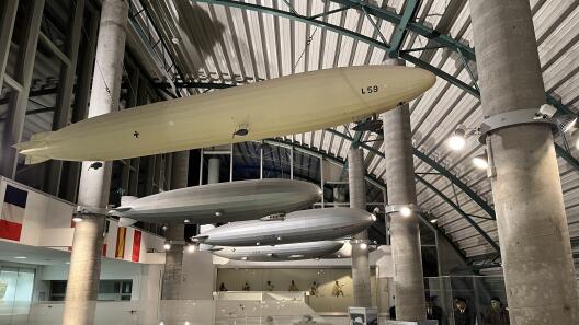 Diverse Zeppelin-Modelle im Zeppelin-Museum