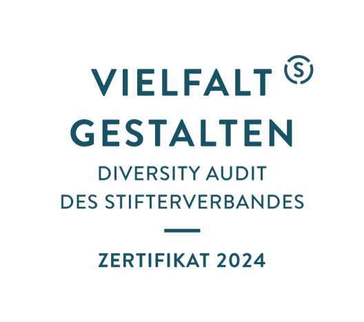 Logo "Vielfalt gestalten - Diversity Audit des Stifterverbands" 