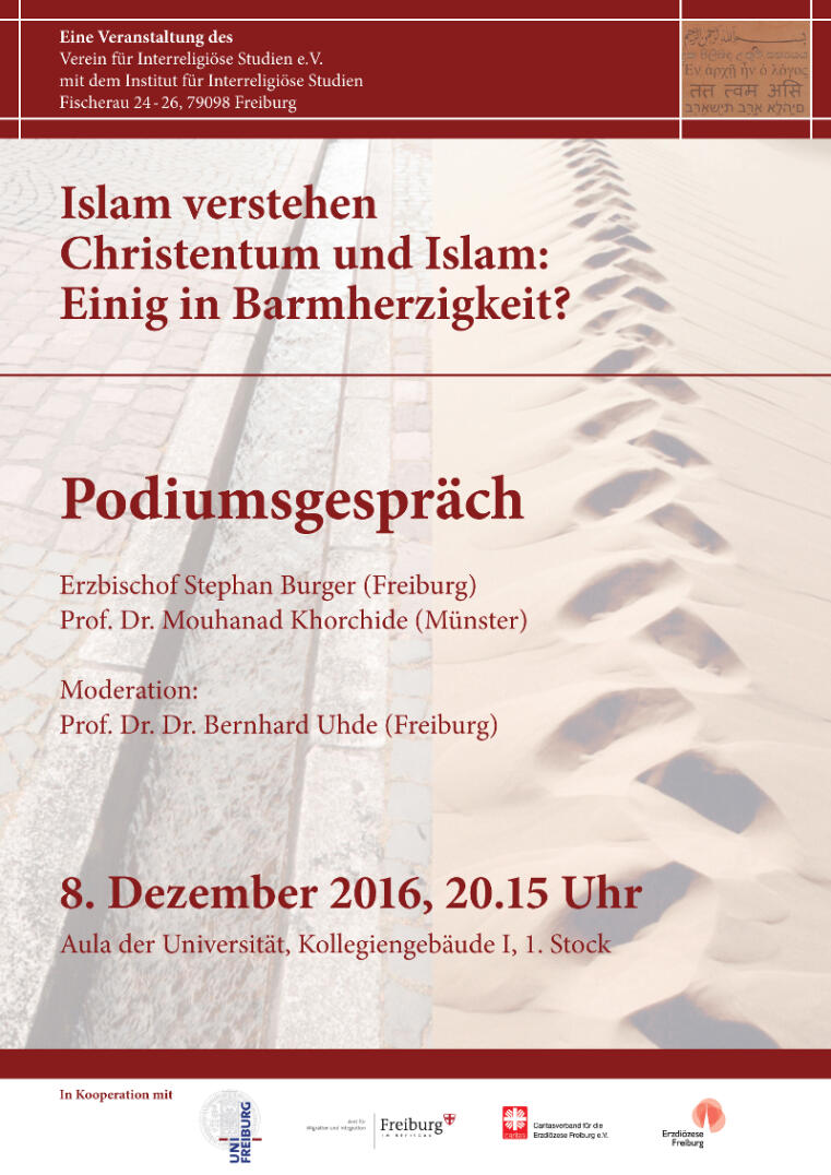20161206 _plakat Podiumsgespraech Islam Verstehen