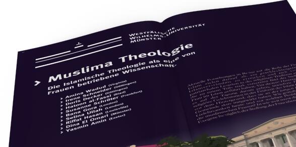 Plakat der Veranstaltung – Muslima Theologie – Die islamische Theologie als eine von Frauen betriebene Wissenschaft 